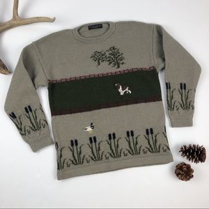 Holland & Holland Pure Wool Embroidered Sweater